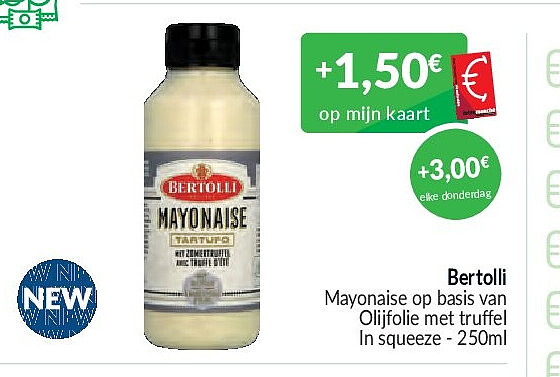 Bertolli Mayonaise op basis van Olijfolie - 250ml