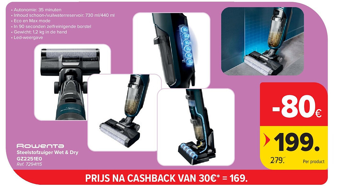 Steelstofzuiger Wet & Dry GZ2251E0