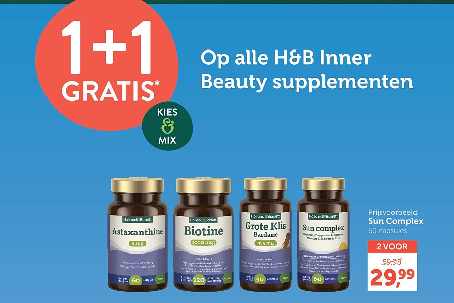 Prijsvoorbeeld: Sun Complex 60 capsules