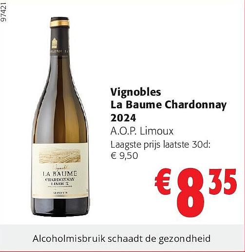 Vignobles La Baume Chardonnay 2024