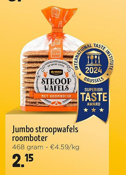 Jumbo stroopwafels roomboter