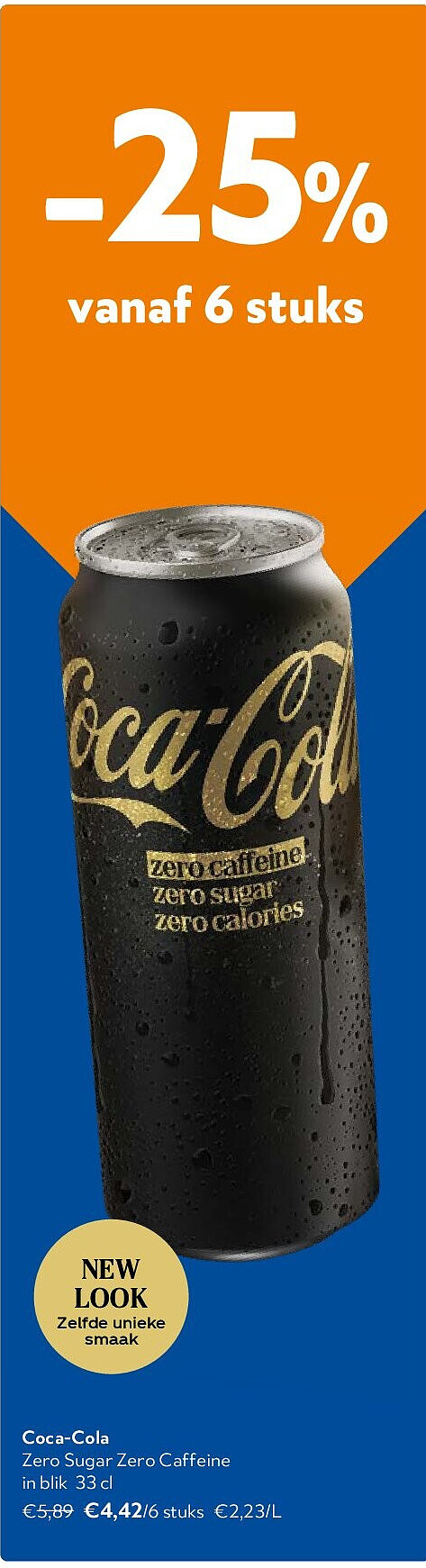 Coca-Cola Zero Sugar Zero Caffeine in blik 33 cl