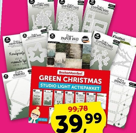 Green Christmas Studio Light actiepakket
