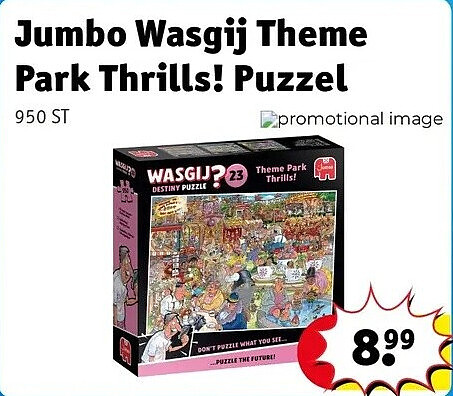 Jumbo Wasgij Theme Park Thrills! Puzzel