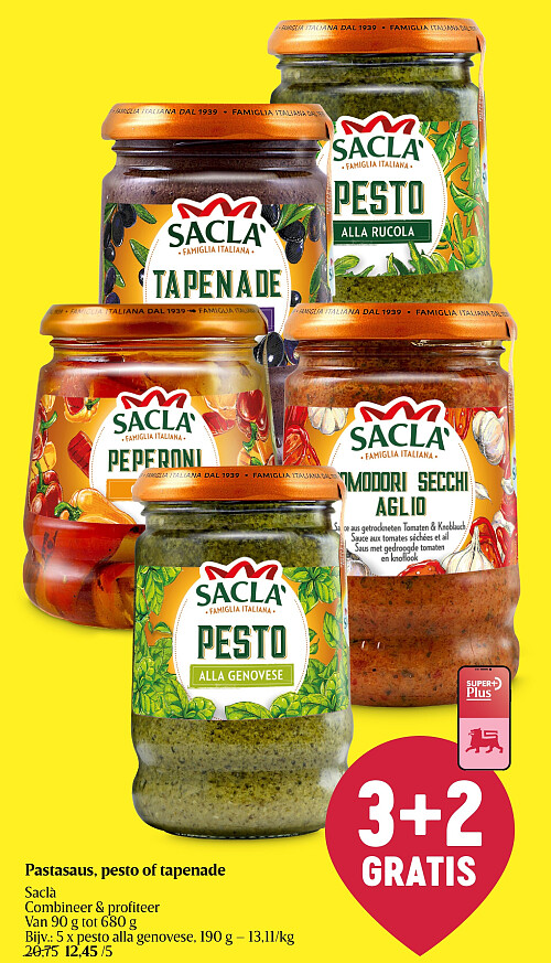 Pastasaus, pesto of tapenade