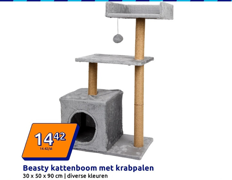 Beasty kattenboom met krabpalen