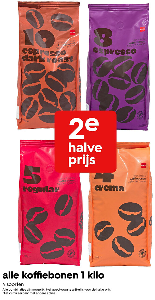 alle koffiebonen 1 kilo
