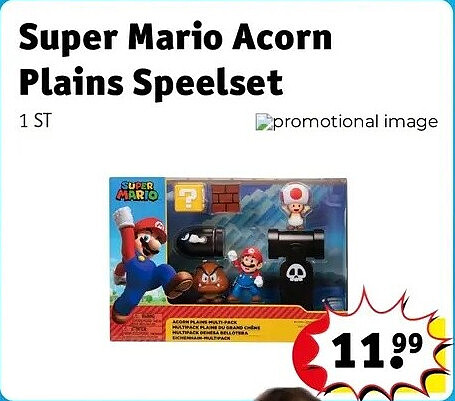 Super Mario Acorn Plains Speelset