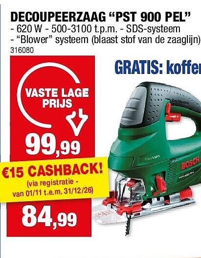 DECOUPEERZAAG “PST 900 PEL”