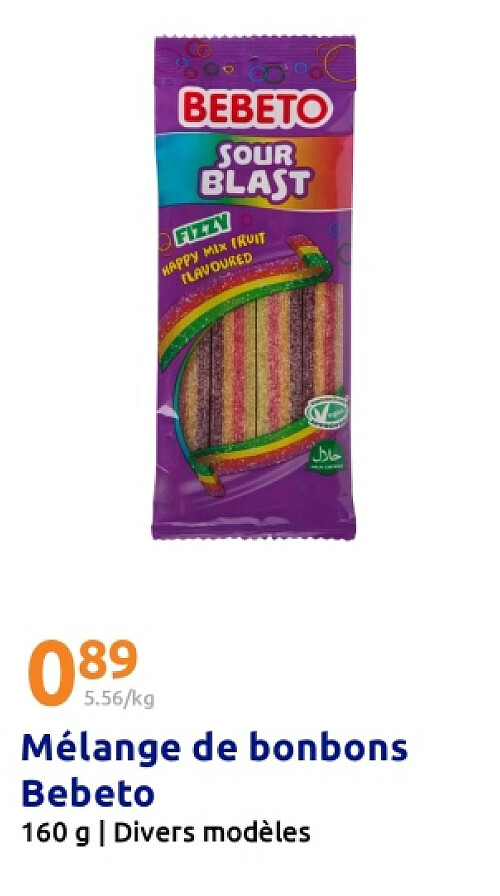 Mélange de bonbons Bebeto