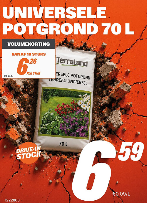 UNIVERSELE POTGROND 70 L