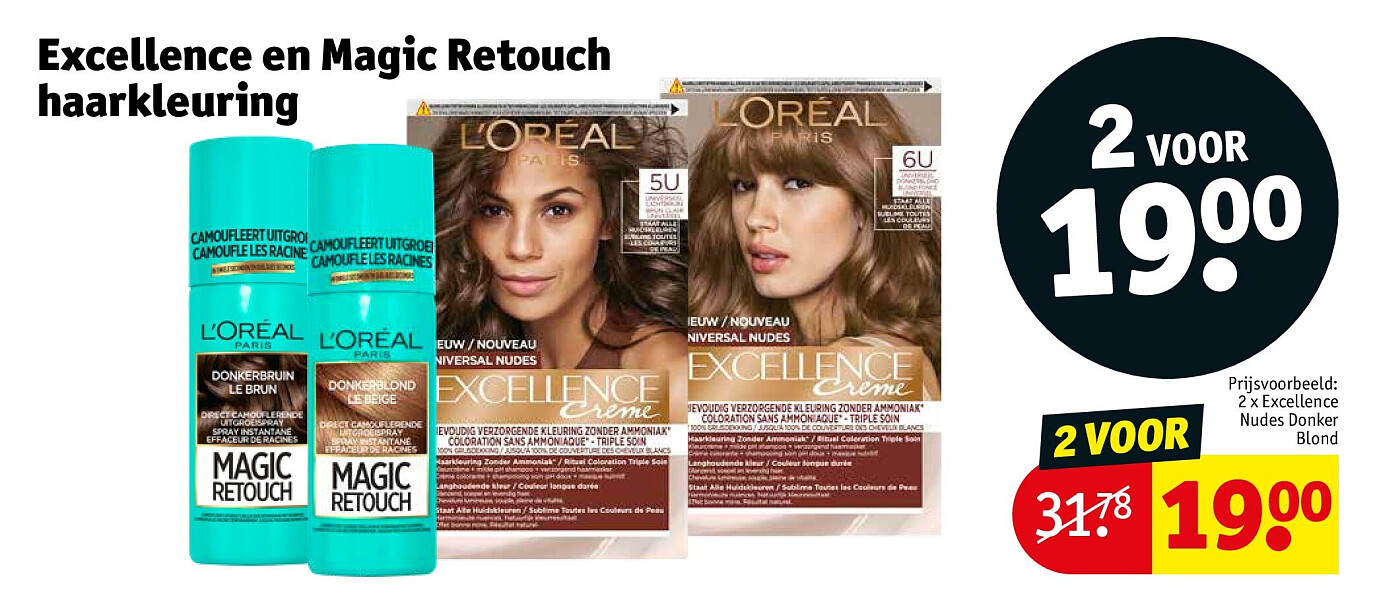 Excellence en Magic Retouch haarkleuring