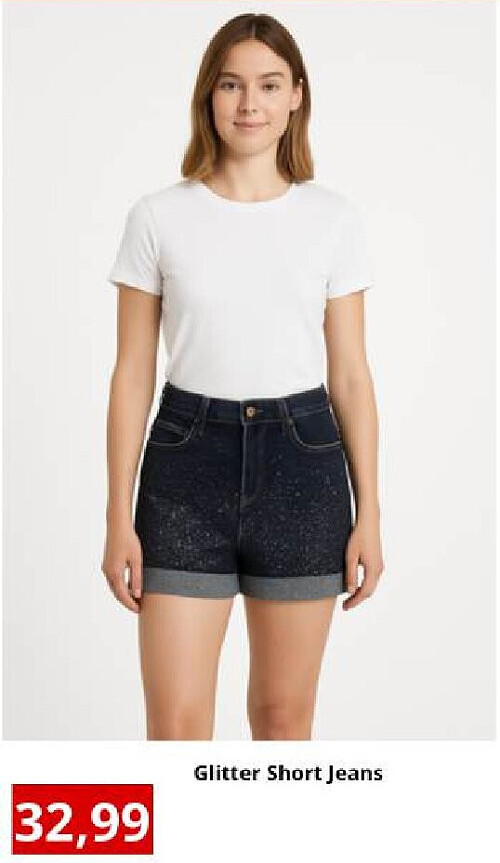 Glitter Short Jeans