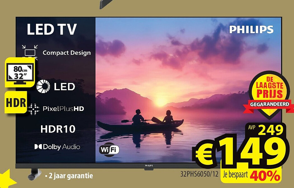 Philips 32 inch LED TV 32PHS6050/12