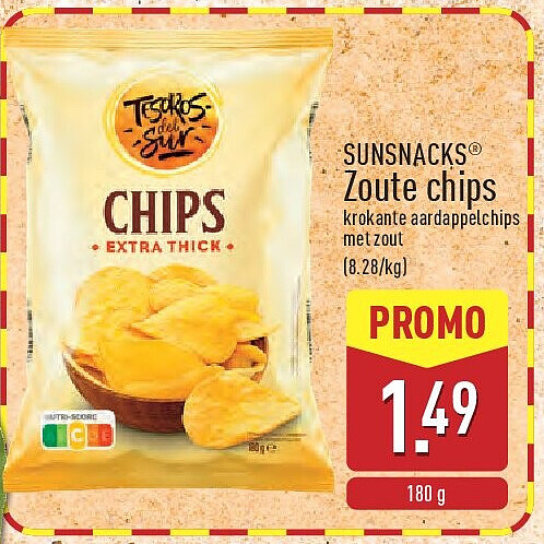 Zoute chips