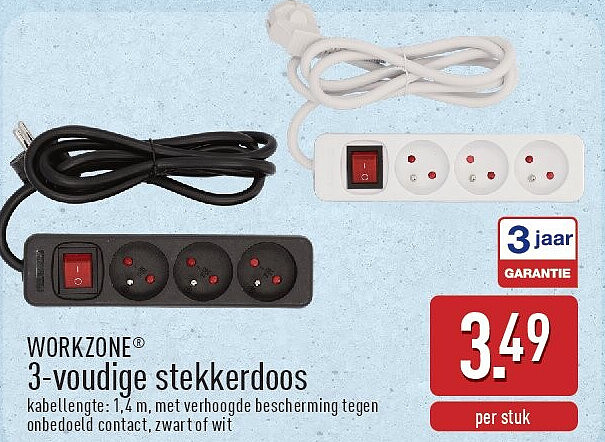 3-voudige stekkerdoos