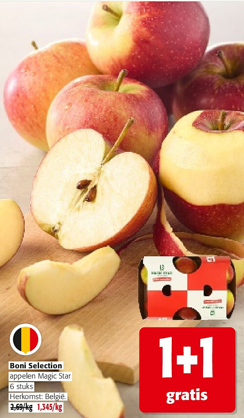Boni Selection appelen Magic Star 6 stuks