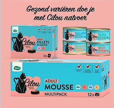 Gezond variënen doe je met Cilou natvoer