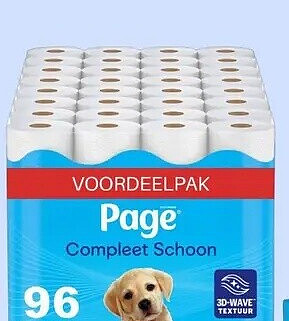 Page Compleet Schoon Toiletpapier