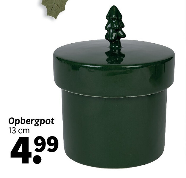 Opbergpot 13 cm