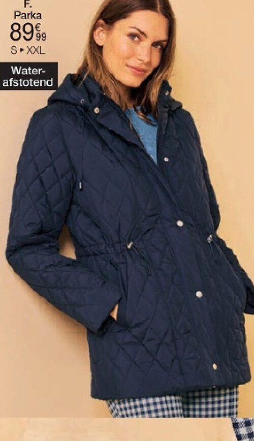 Waterafstotende parka