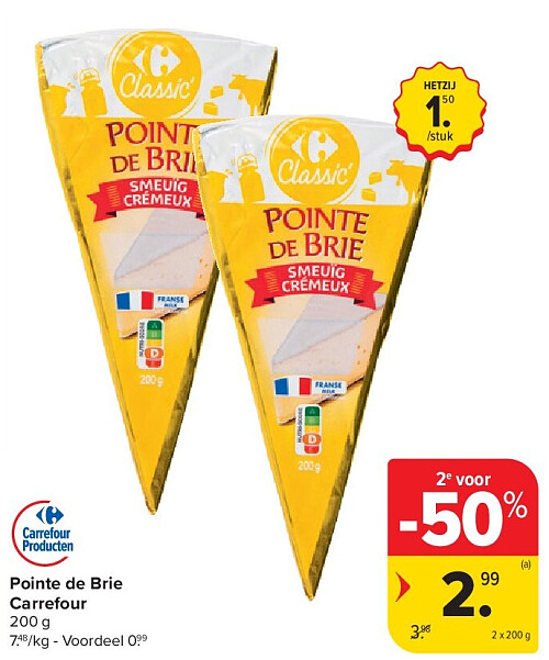 Pointe de Brie Carrefour