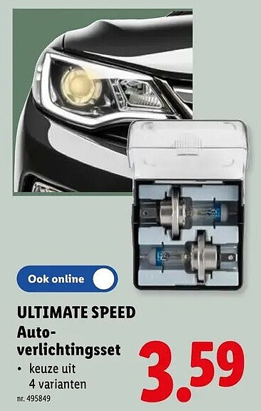 Autoverlichtingsset