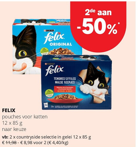 FELIX countryside selectie in gelei 12 x 85 g