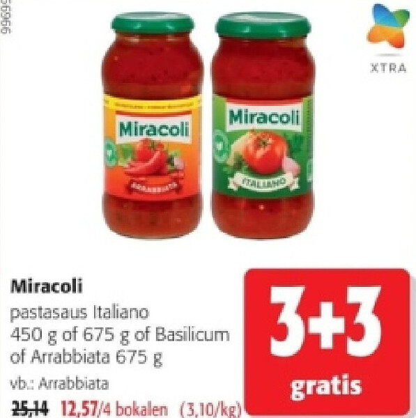 Miracoli pastasaus Italiano 450 g