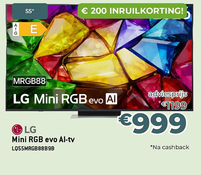 LG Mini RGB evo Al-tv LQ55MRGB88B9B