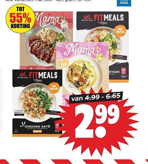 Fitmeals of Mama’s maaltijd