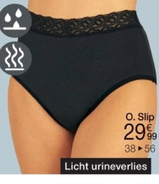O. Absorberende midi-slip