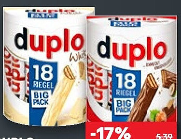 Duplo Waffel-Schokoriegel