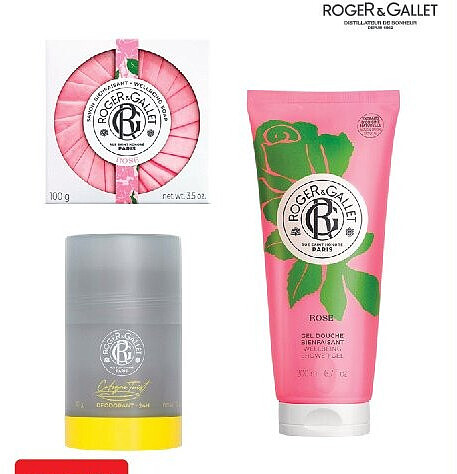 Roger & Gallet gammes gels douche, savons et homme