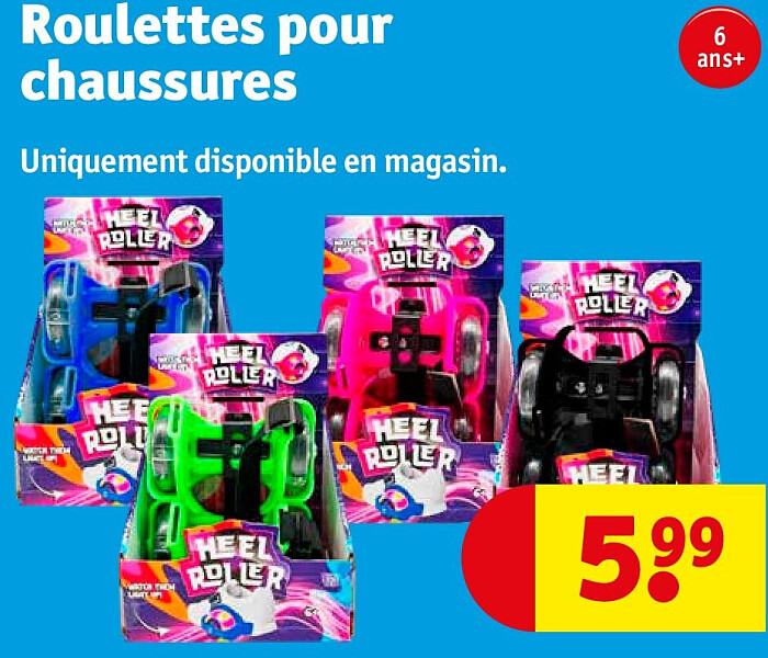 Roulettes pour chaussures