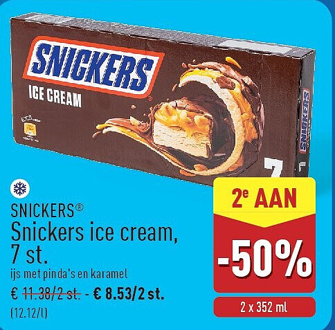 Snickers ice cream, 7st.