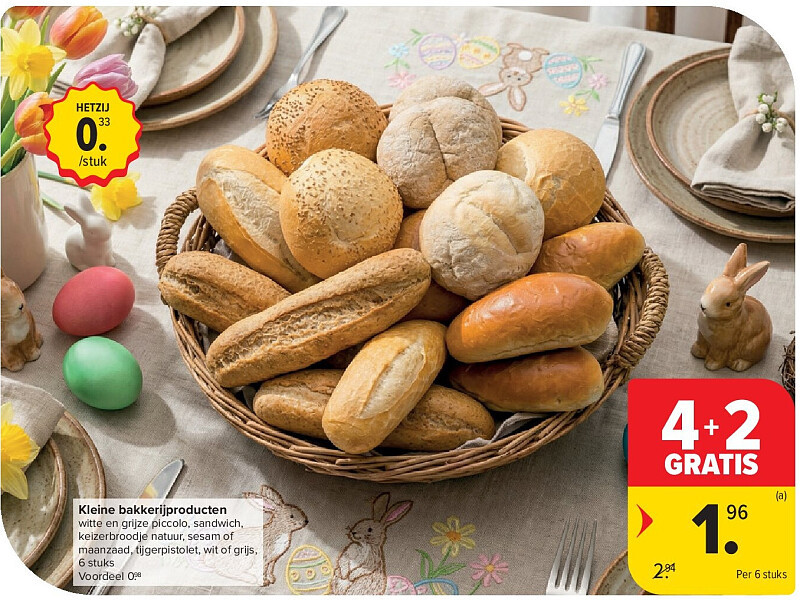 Kleine bakkerijproducten