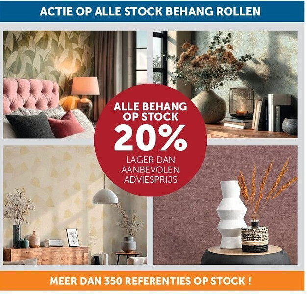 ALLE BEHANG OP STOCK