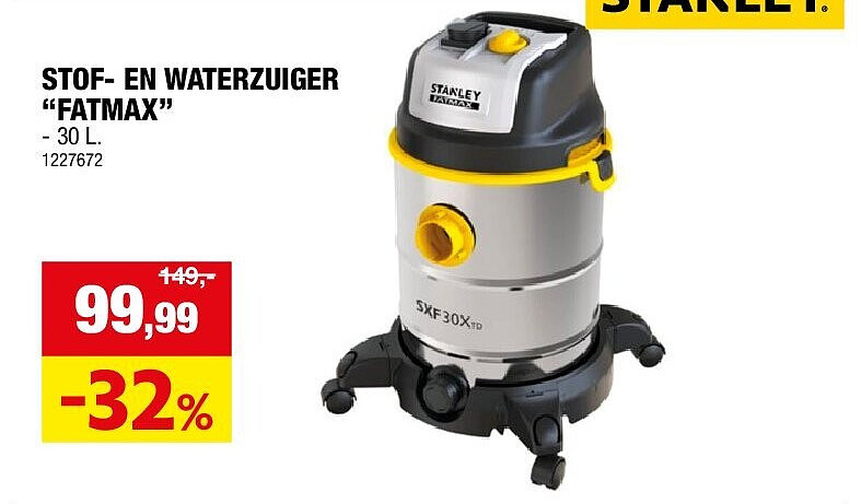 STOF- EN WATERZUIGER “FATMAX”