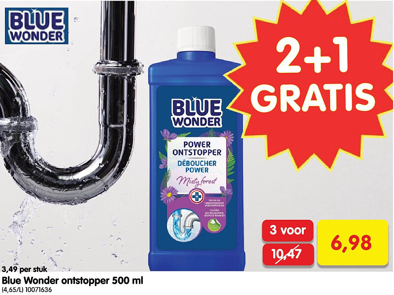 Blue Wonder ontstopper 500 ml