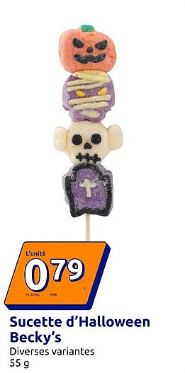 Sucette d'Halloween Becky's