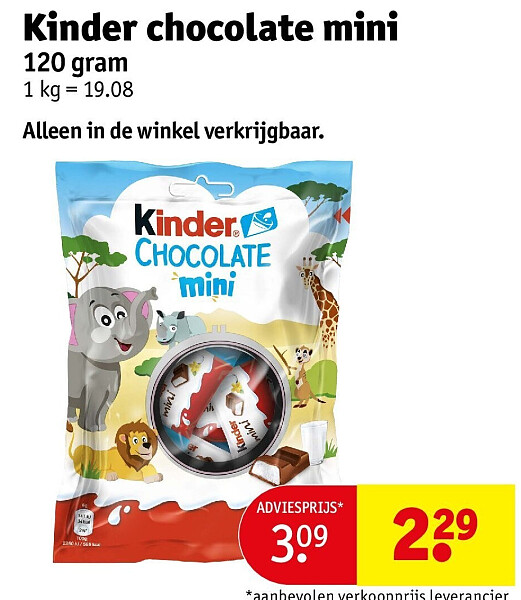 Kinder chocolate mini