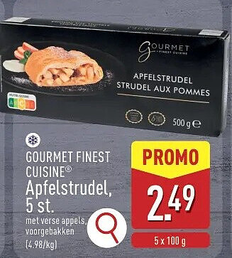 Apfelstrudel, 5st.