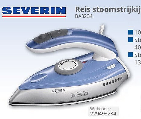 Reis stoomstrijkijzer BA3234