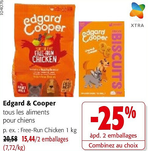 Edgard & Cooper tous les aliments pour chiens