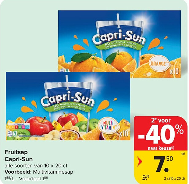 Fruitsap Capri-Sun