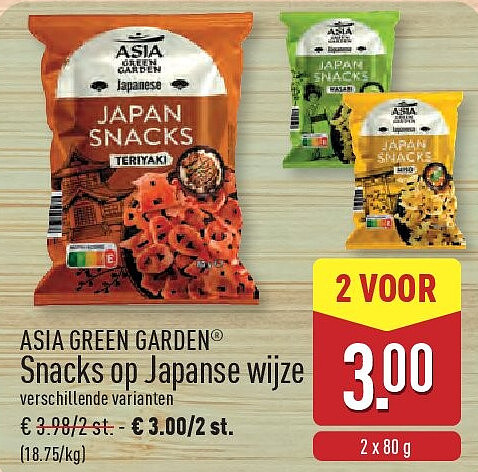 Snacks op Japanse wijze