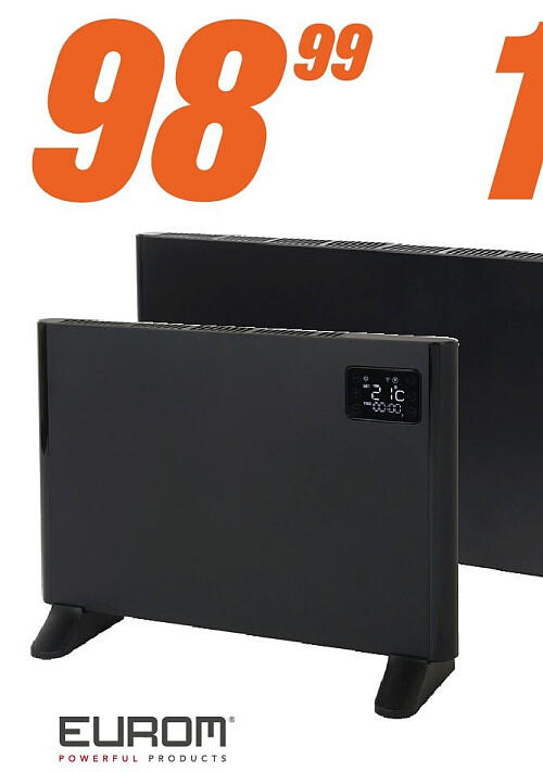 CONVECTORVERWARMING “ALUTHERM” + WIFI 1000W