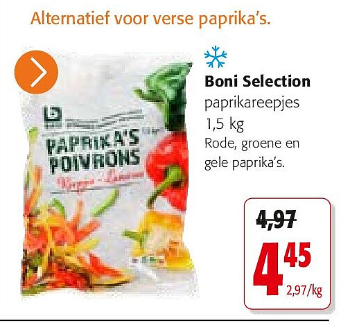 Boni Selection paprikareepjes 1,5 kg