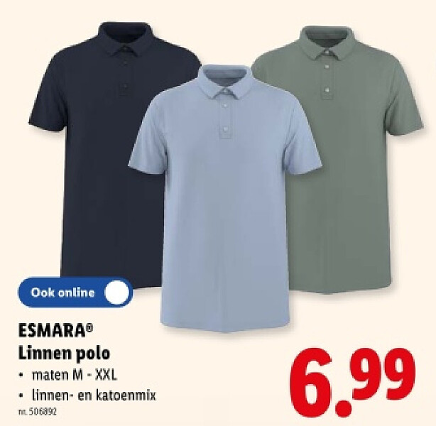 Linnen polo